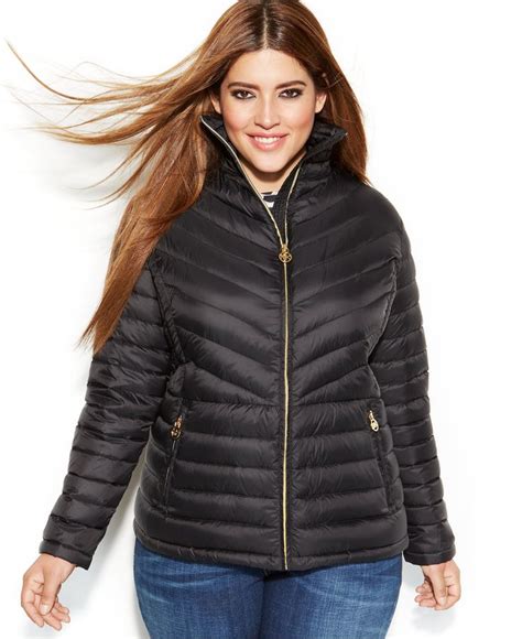 michael kors plus size winter coats